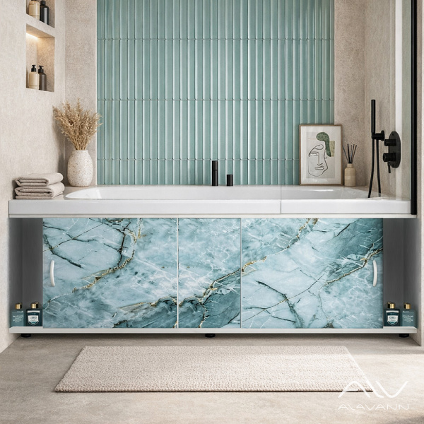 Экран под ванну Elegant 150 мрамор санторини - изображение 2