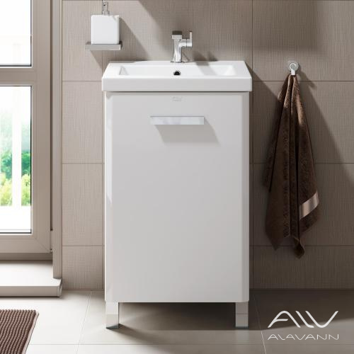 Тумба с раковиной Dorn 50 белая