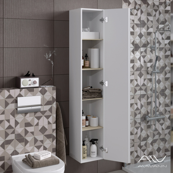 Шкаф-пенал Univers 30x165 белый - изображение 3