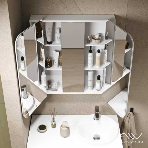 Комплект мебели Cosmetic 95 белый - изображение 5