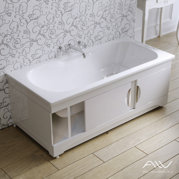 Экран под ванну Monaco раздвижной 150 см МДФ белый - изображение 3