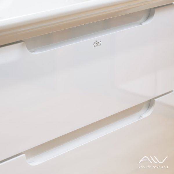 Тумба с раковиной Berta 85 белая - изображение 7