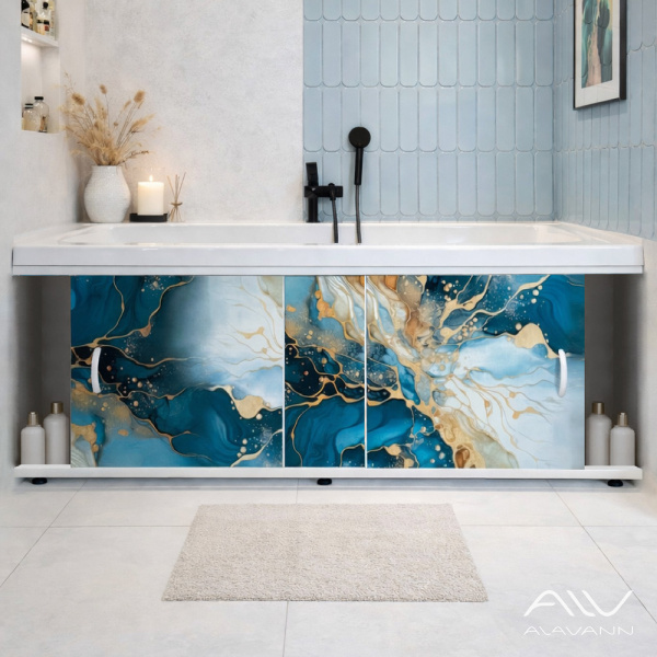 Экран под ванну Elegant 150 золотой нептун - изображение 2