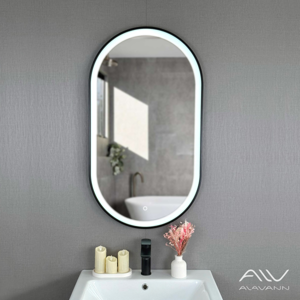 Зеркало с подсветкой Wave 90 - изображение 1