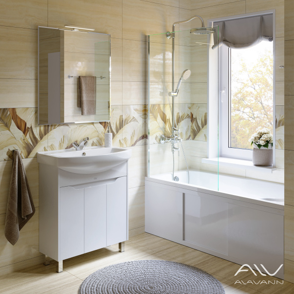 Комплект мебели Crystal 75 белый - изображение 5