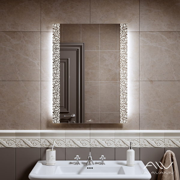 Зеркало Delveto 60 с подсветкой - изображение 1