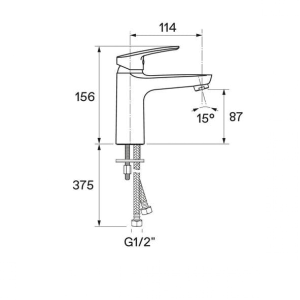 Смеситель для раковины Сантек Марион WH5A02006C001 хром - изображение 3