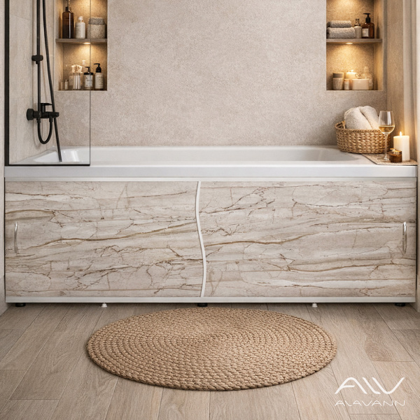 Экран под ванну Elit 150 бежевый сланец - изображение 1