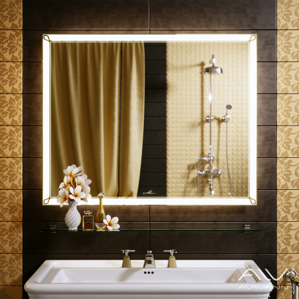 Зеркало Retro 100 с подсветкой - изображение 1