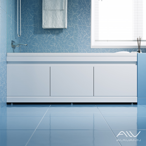 Экран под ванну Soft 150 см откидной мдф белый - изображение 2