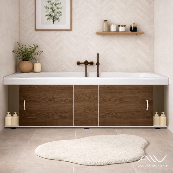 Экран под ванну Elegant 150 дуб тёмный - изображение 2