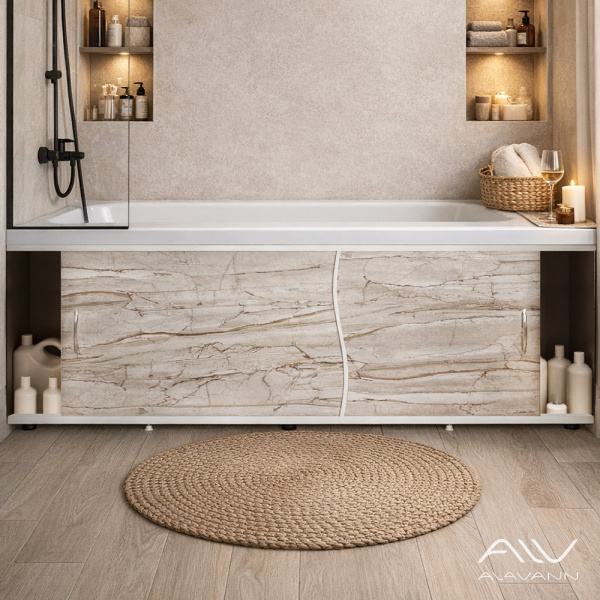 Экран под ванну Elit 150 бежевый сланец - изображение 2