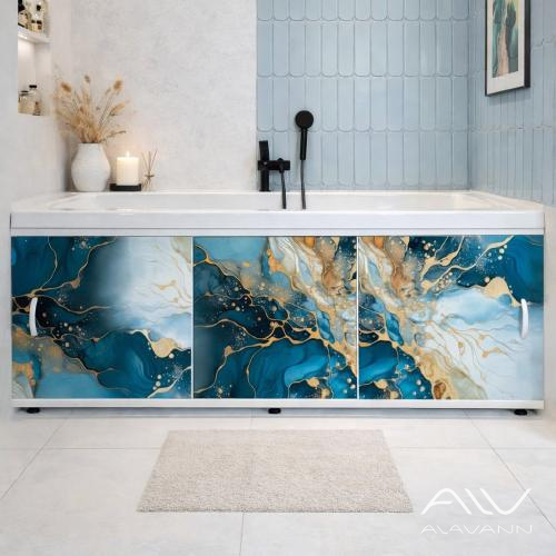 Экран под ванну Elegant 150 золотой нептун