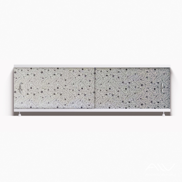 Экран под ванну Классик 170 чёрный лютик - изображение 1