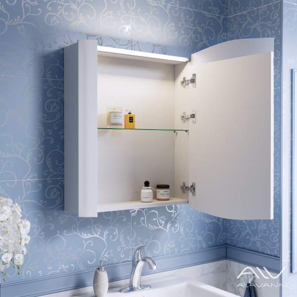 Зеркало-шкаф Silvia 60 белый - изображение 2