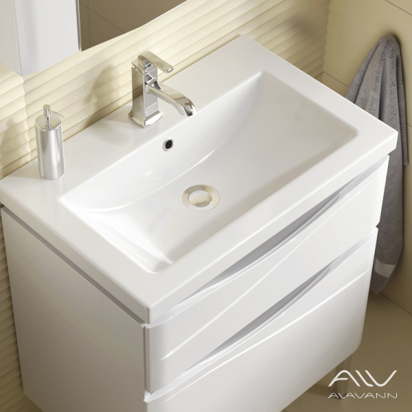 Тумба с раковиной Silvia 70 белая - изображение 3