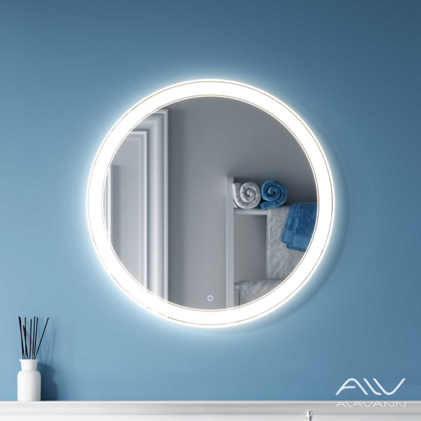 Зеркало Solis 60 с подсветкой и сенсорным выключателем - изображение 1