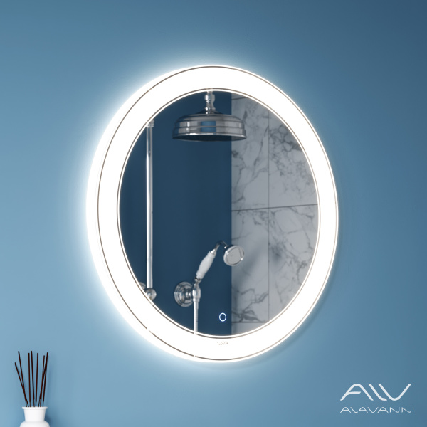 Зеркало Solis 60 с подсветкой и сенсорным выключателем - изображение 2