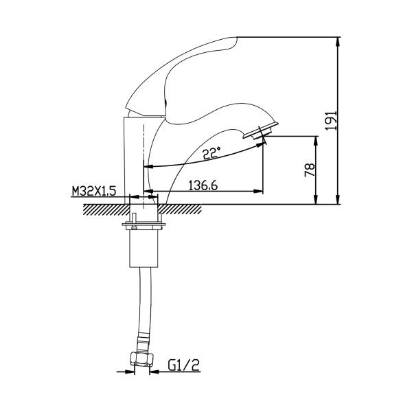 Смеситель Lemark Intense LM5606C для раковины - изображение 2