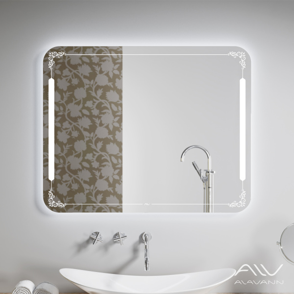 Зеркало Vintage 100 с подсветкой - изображение 1