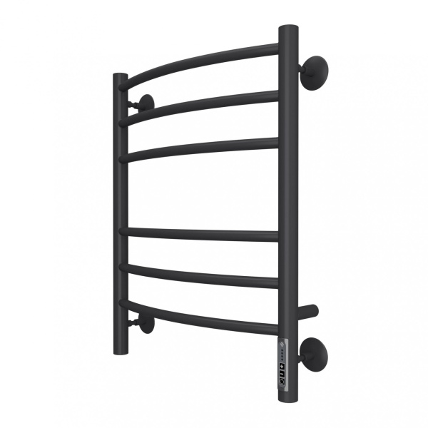 Полотенцесушитель электрический Terminus Классик П6 450х600 КС 9005 чёрный матовый - изображение 1