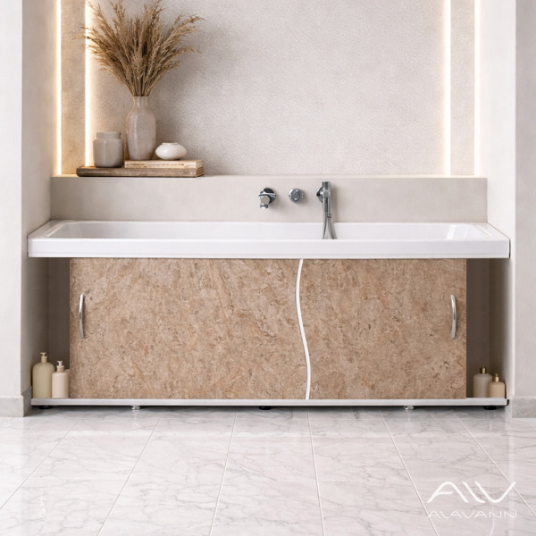 Экран под ванну Elit 150 бежевый камень - изображение 2