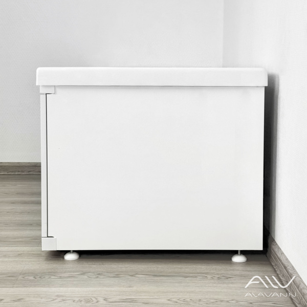 Экран под ванну Crystal 70 см торцевой белый - изображение 3