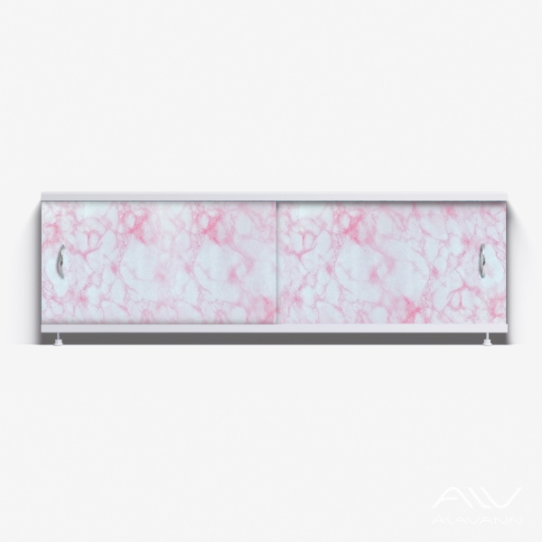 Экран под ванну Классик 150 нежно-розовый мрамор - изображение 1