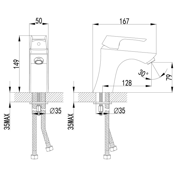 Смеситель Lemark Unit LM4506C для раковины - изображение 2