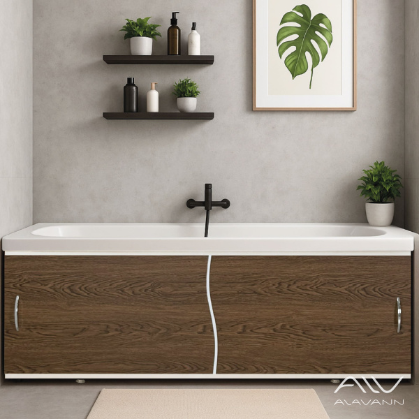 Экран под ванну Elit 170 дуб темный - изображение 1