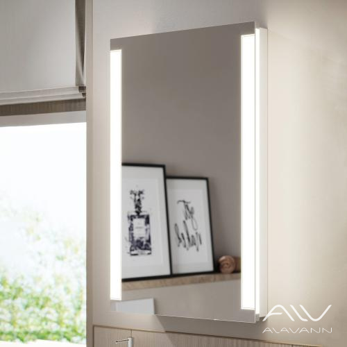 Зеркальный шкаф Dorn 50 белый