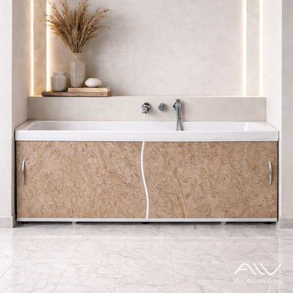 Экран под ванну Elit 150 бежевый камень - изображение 1