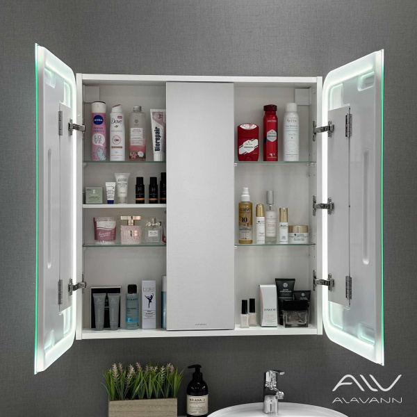 Зеркальный шкаф-трюмо Cosmetic Light 80 с подсветкой - изображение 3