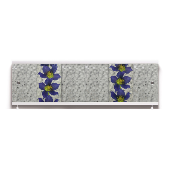 Экран под ванну Оптима Decor 150 клематис большой - изображение 1