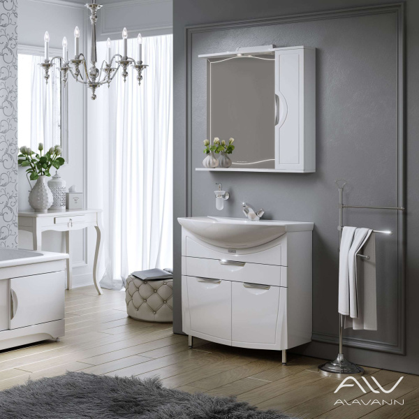 Гарнитур Monaco 80 (тумба Monaco 80, ум. Балтика 80,зеркало-шкаф Monaco 80 правый) - изображение 1