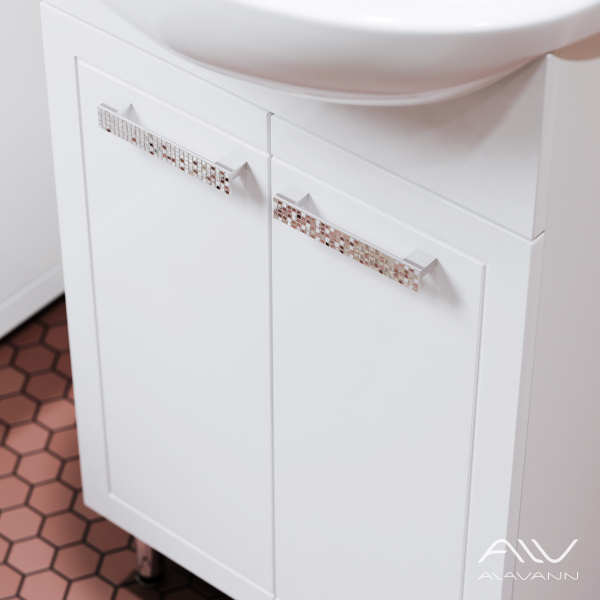 Тумба с раковиной Vittoria 50 белая - изображение 4