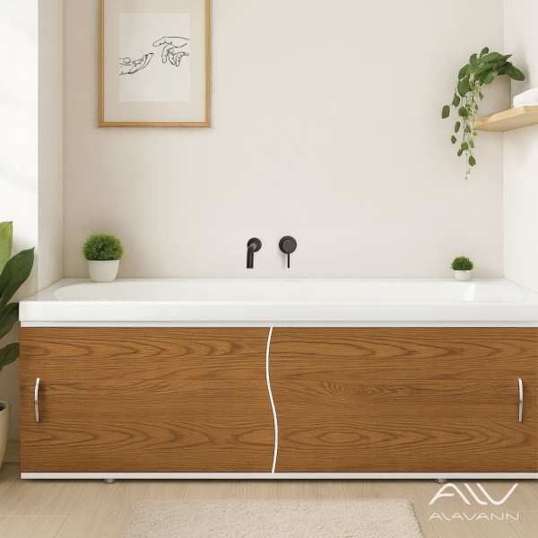 Экран под ванну Elit 170 дуб светлый - изображение 1