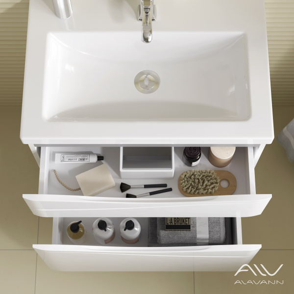 Тумба с раковиной Silvia 70 белая - изображение 2