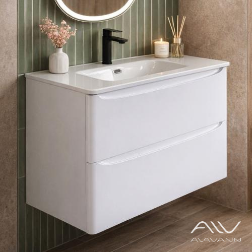 Тумба с раковиной Радо 80 белый