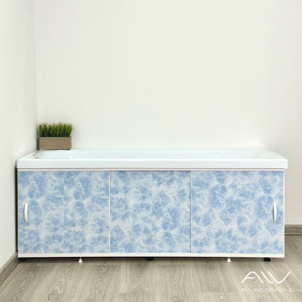 Экран под ванну Respect 170 голубые блики - изображение 1