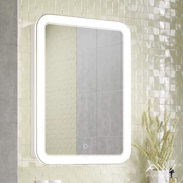 Зеркальный шкаф Vanda Lux 60 белый - изображение 1