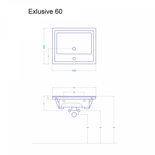 Раковина Exclusive 60 - изображение 3