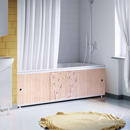 Экран под ванну Оптима Decor 150 сакура