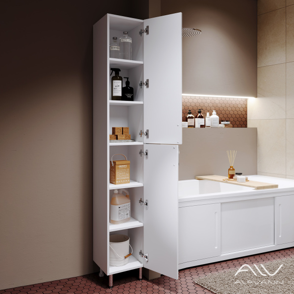 Шкаф-пенал Vittoria 30 белый - изображение 2