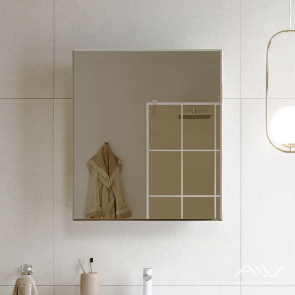 Зеркальный шкаф Paris 70 белый - изображение 3