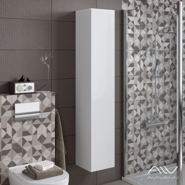 Шкаф-пенал Univers 30x165 белый - изображение 4