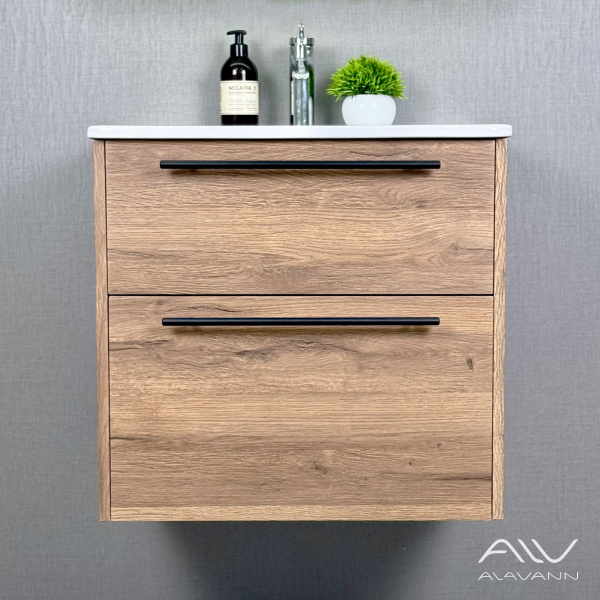 Тумба с раковиной Rondo 60 (ум. Rado 60) дуб - изображение 7