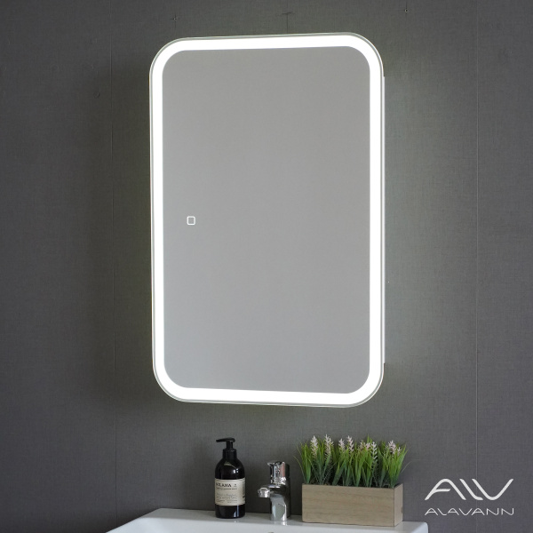 Зеркальный шкаф Cosmetic Light 60 с подсветкой и приближением - изображение 8