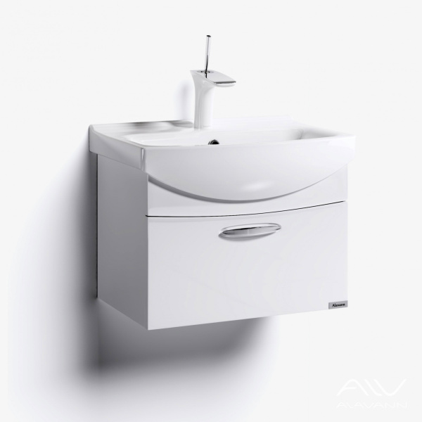 Тумба с раковиной Alta 60 белая - изображение 1