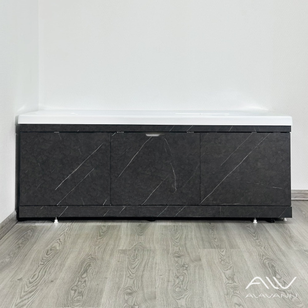 Экран под ванну МДФ Rita 150 черный мрамор - изображение 4